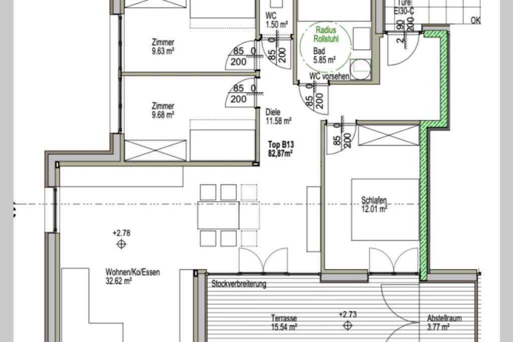 Terrassenwohnung In Praemierter Wohnanlage Klaus  المظهر الخارجي الصورة